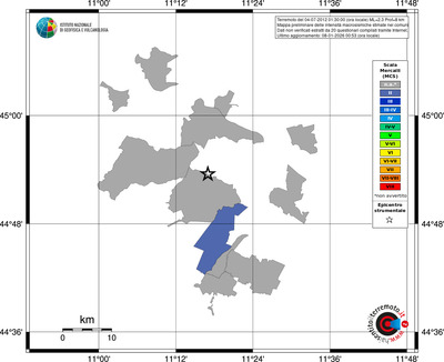 Mappa MCS - territori comuni