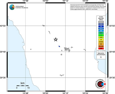 Mappa MCS - territori località