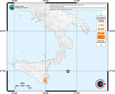 Mappa territorio comunale con almeno 3 questionari