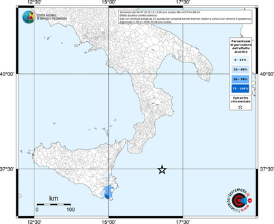 Mappa territorio comunale con almeno 3 questionari