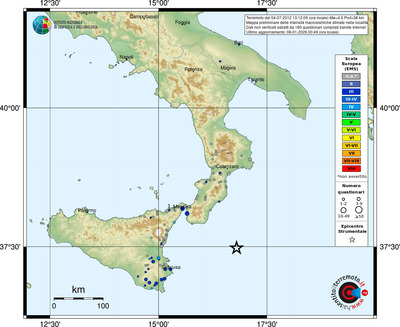 Mappa EMS - località