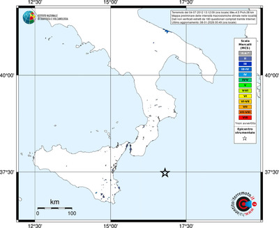 Mappa MCS - territori località