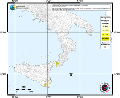 Mappa territorio comunale con almeno 3 questionari