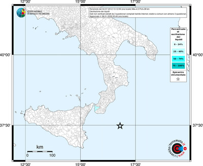 Mappa territorio comunale con almeno 3 questionari
