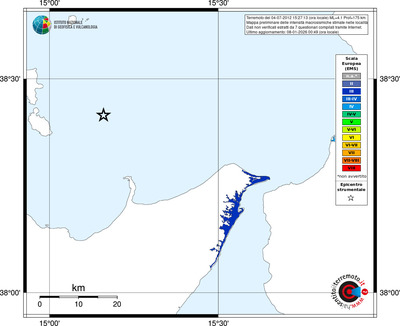 Mappa EMS - territori località