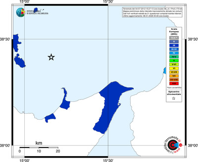Mappa EMS - territori comuni