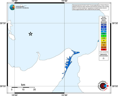 Mappa MCS - territori località