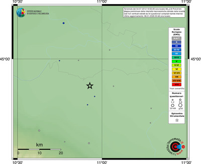 Mappa EMS - località