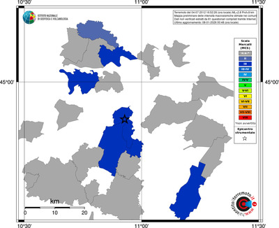 Mappa MCS - territori comuni