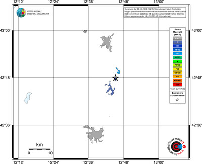 Mappa MCS - territori località