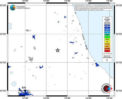 Mappa EMS - territori località