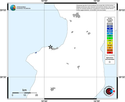 Mappa EMS - territori località