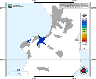 Mappa EMS - territori comuni