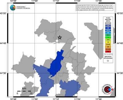 Mappa MCS - territori comuni