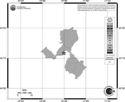 Mappa MCS - territori comuni