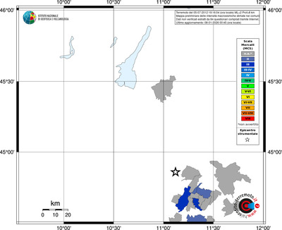 Mappa MCS - territori comuni
