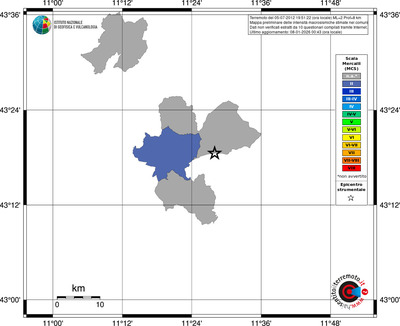 Mappa MCS - territori comuni