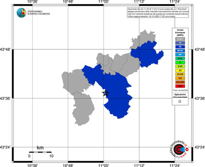 Mappa EMS - territori comuni