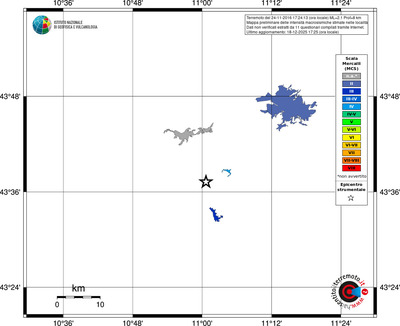 Mappa MCS - territori località