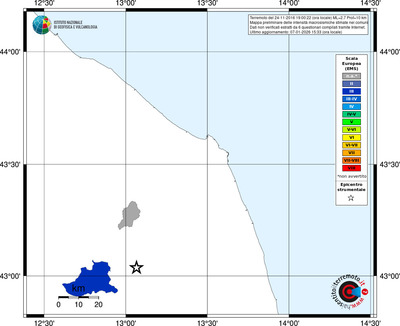 Mappa EMS - territori comuni