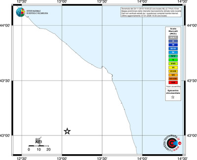 Mappa MCS - territori località