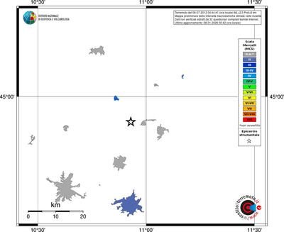 Mappa MCS - territori località