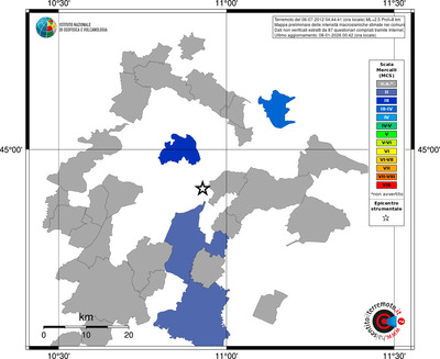 Mappa MCS - territori comuni