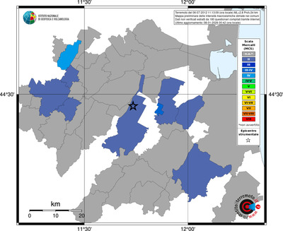 Mappa MCS - territori comuni