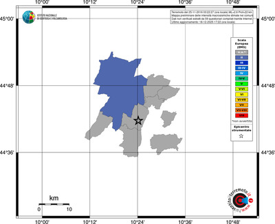 Mappa EMS - territori comuni