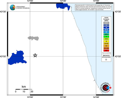 Mappa EMS - territori comuni
