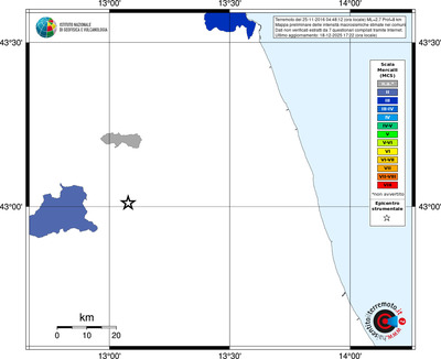 Mappa MCS - territori comuni
