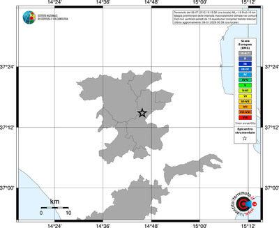 Mappa EMS - territori comuni