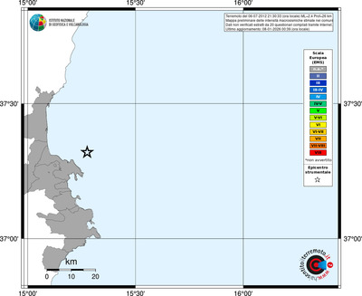 Mappa EMS - territori comuni