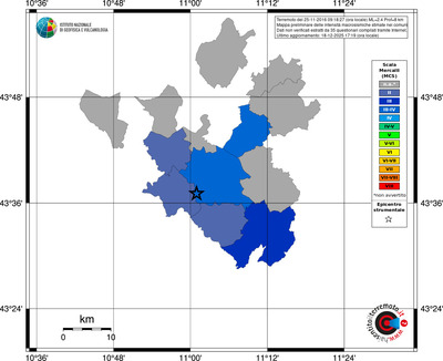 Mappa MCS - territori comuni
