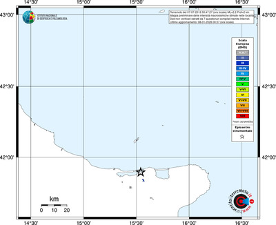 Mappa EMS - territori località