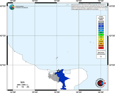 Mappa EMS - territori comuni