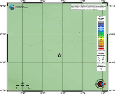 Mappa EMS - località