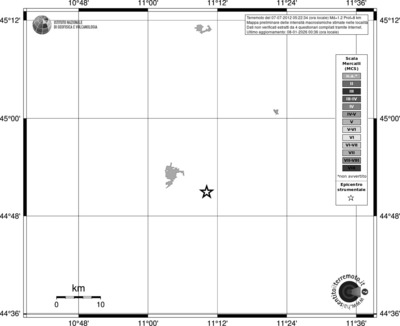 Mappa MCS - territori località