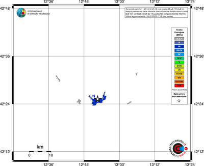 Mappa EMS - territori località