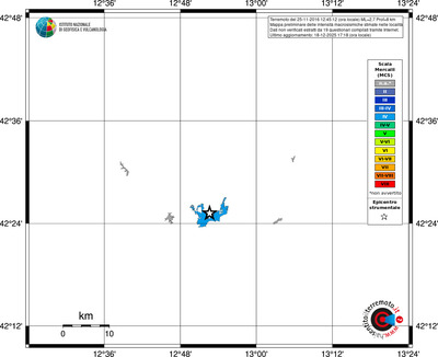 Mappa MCS - territori località