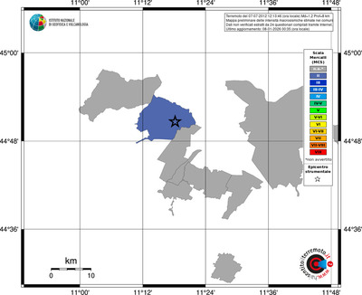 Mappa MCS - territori comuni