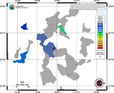 Mappa MCS - territori comuni