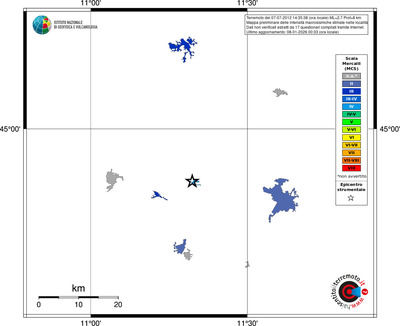 Mappa MCS - territori località