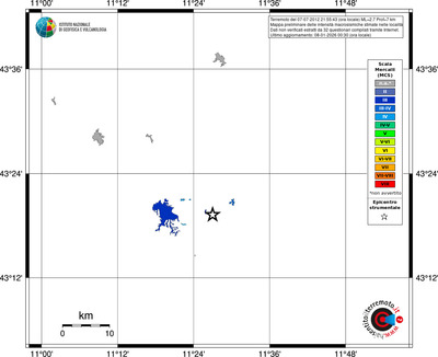 Mappa MCS - territori località