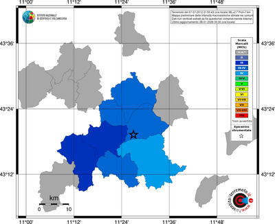 Mappa MCS - territori comuni