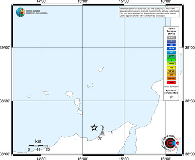 Mappa EMS - territori località