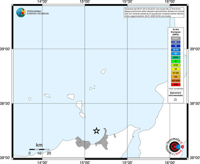 Mappa EMS - territori comuni