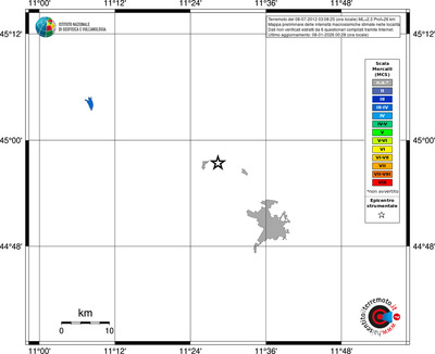 Mappa MCS - territori località