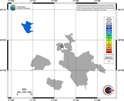Mappa MCS - territori comuni