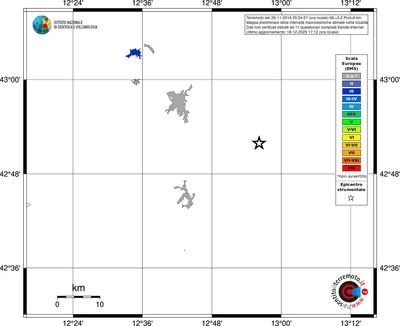 Mappa EMS - territori località